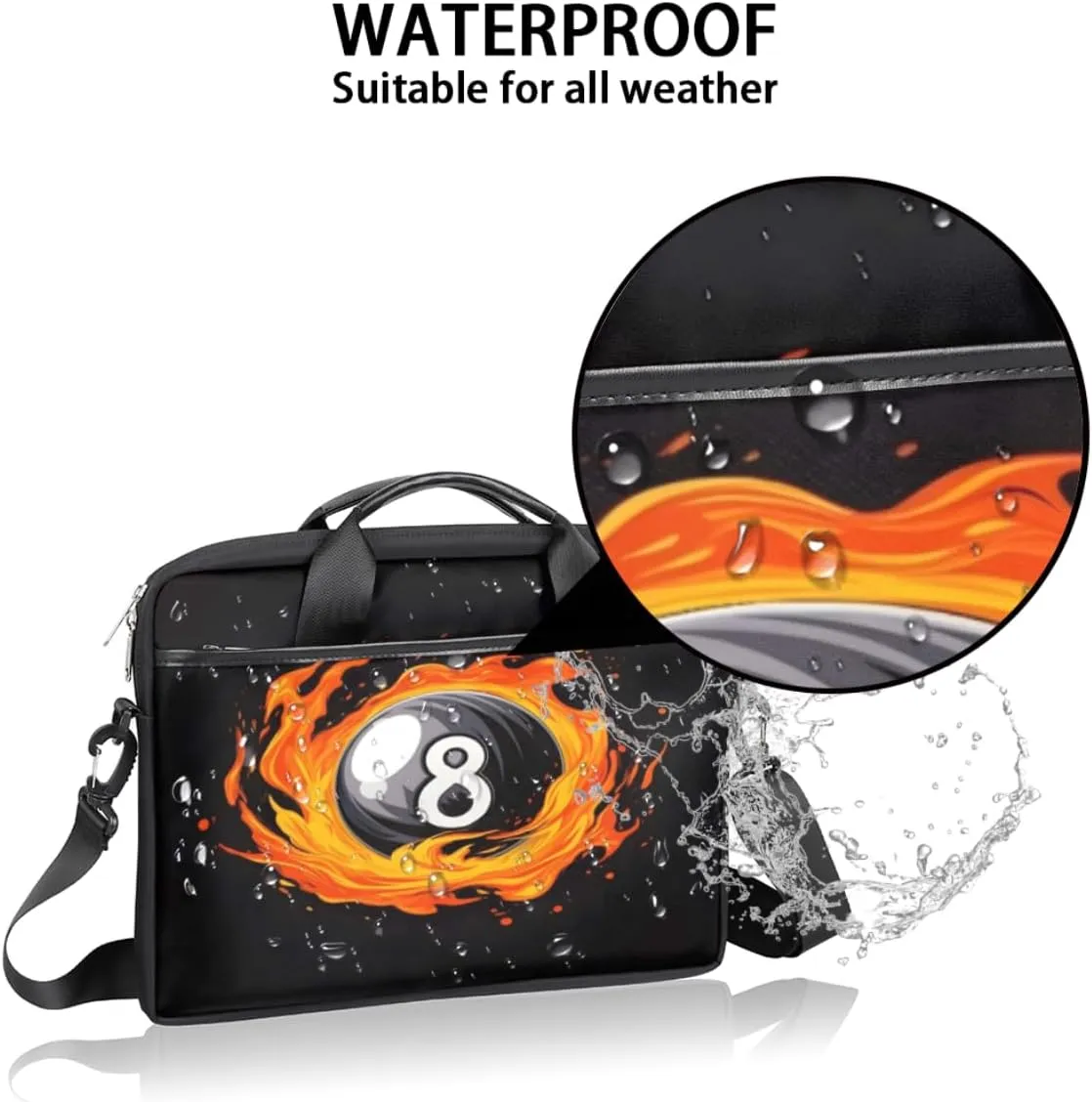 Animal Monkeys Decor Laptop Shoulder Bag for Tablet Computer Notebook Sleeve Messenger Carrying Case Briefcase Tote