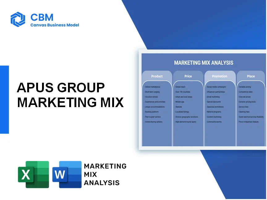 APUS GROUP MARKETING MIX