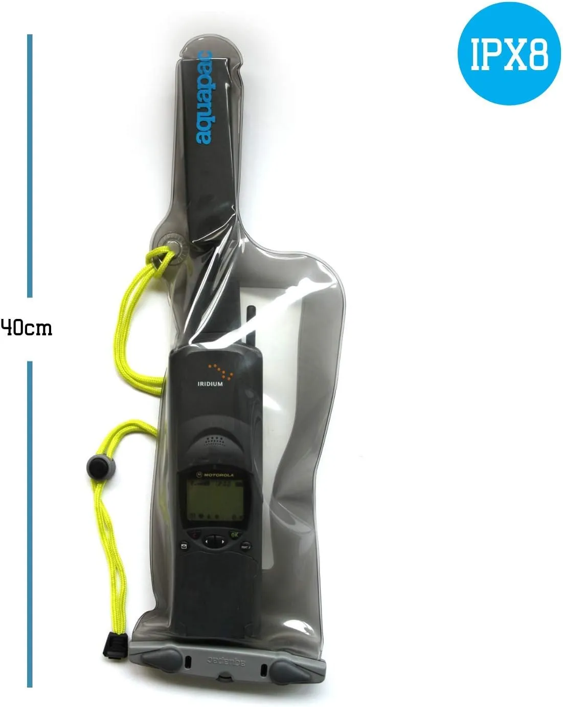 Aquapac Classic Waterproof VHF Radio Case - Plastic Carry Case for Swimming Surfing, Kayaking - Waterproof Cover for Walkie Talkies - Protective & Portable Radio Case