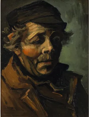 ARTICULOZY Giclee Print Rolled - Van Gogh - Head of a peasant - 24x18 Inch Canvas Wall Decor Art Print