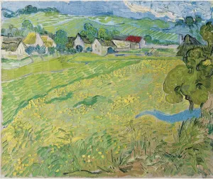 ARTICULOZY Giclee Print Rolled - Van Gogh - Les Vessenots au Auvers - 24x18 Inch Canvas Wall Decor Art Print