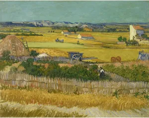ARTICULOZY Giclee Print Rolled - Van Gogh - The harvest - 30x40 Inch Canvas Wall Decor Art Print