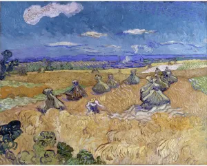 ARTICULOZY Giclee Print Rolled - Van Gogh - Wheat Fields with Reaper at Auvers - 24x18 Inch Canvas Wall Decor Art Print