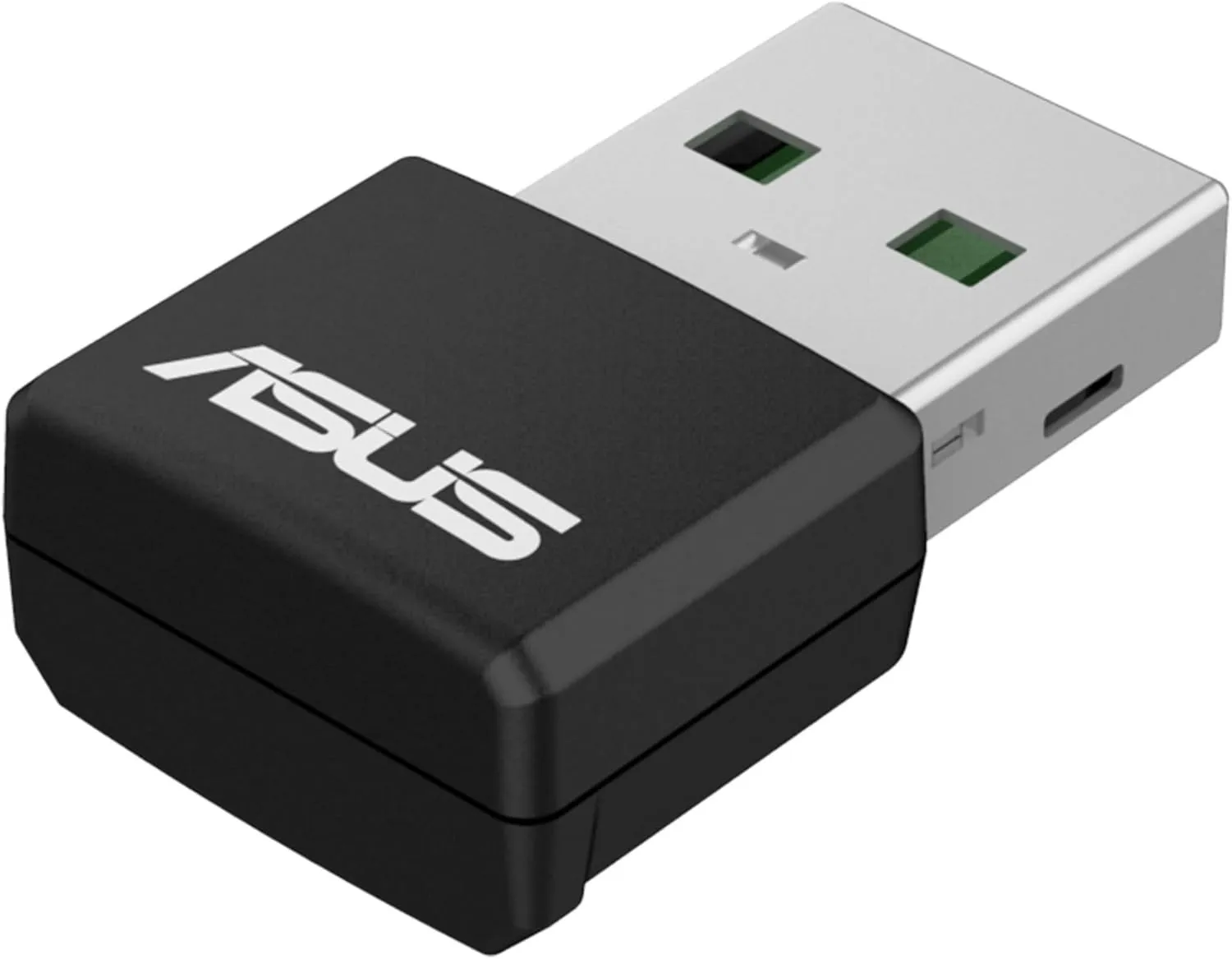 ASUS AX1800 Dual Band WiFi 6 USB Adapter, WiFi 6, 802.11ax, WPA3 Network Security, 5GHz frequency band, Compact size (USB-AX55 Nano)