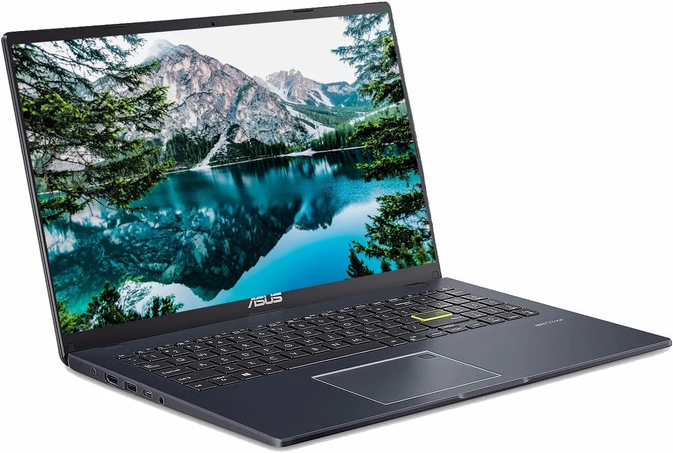 ASUS Lightweight 15.5" Full HD Laptop, Windows 11 Home OS, Intel Celeron Processor Up to 2.76GHz, 4GB LPDDR4, 128GB SSD, Backlit Keyboard, Dark Gray (Renewed)
