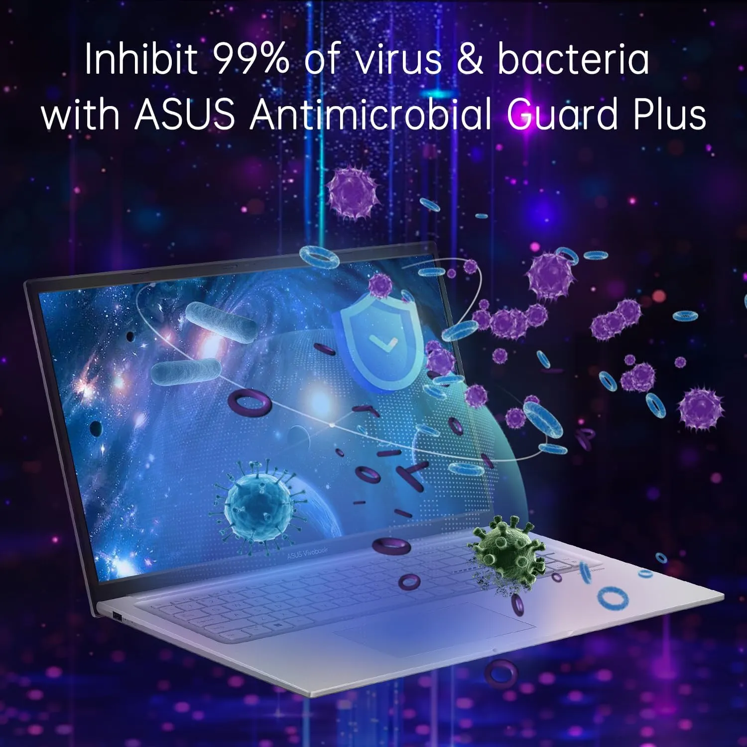 ASUS Vivobook Premium 17.3 F1704 AI Business Laptop, 17.3 FHD, Intel i7-1355U, 40GB RAM, 2TB SSD, Backlit Numeric KB, Privacy Camera, Bundle with PCO Notebook Folding Radiator, Laptop Cooler