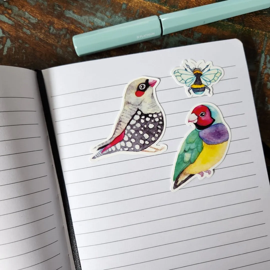 Australian Animals, Birds & Sea Creatures Vinyl Sticker Pack