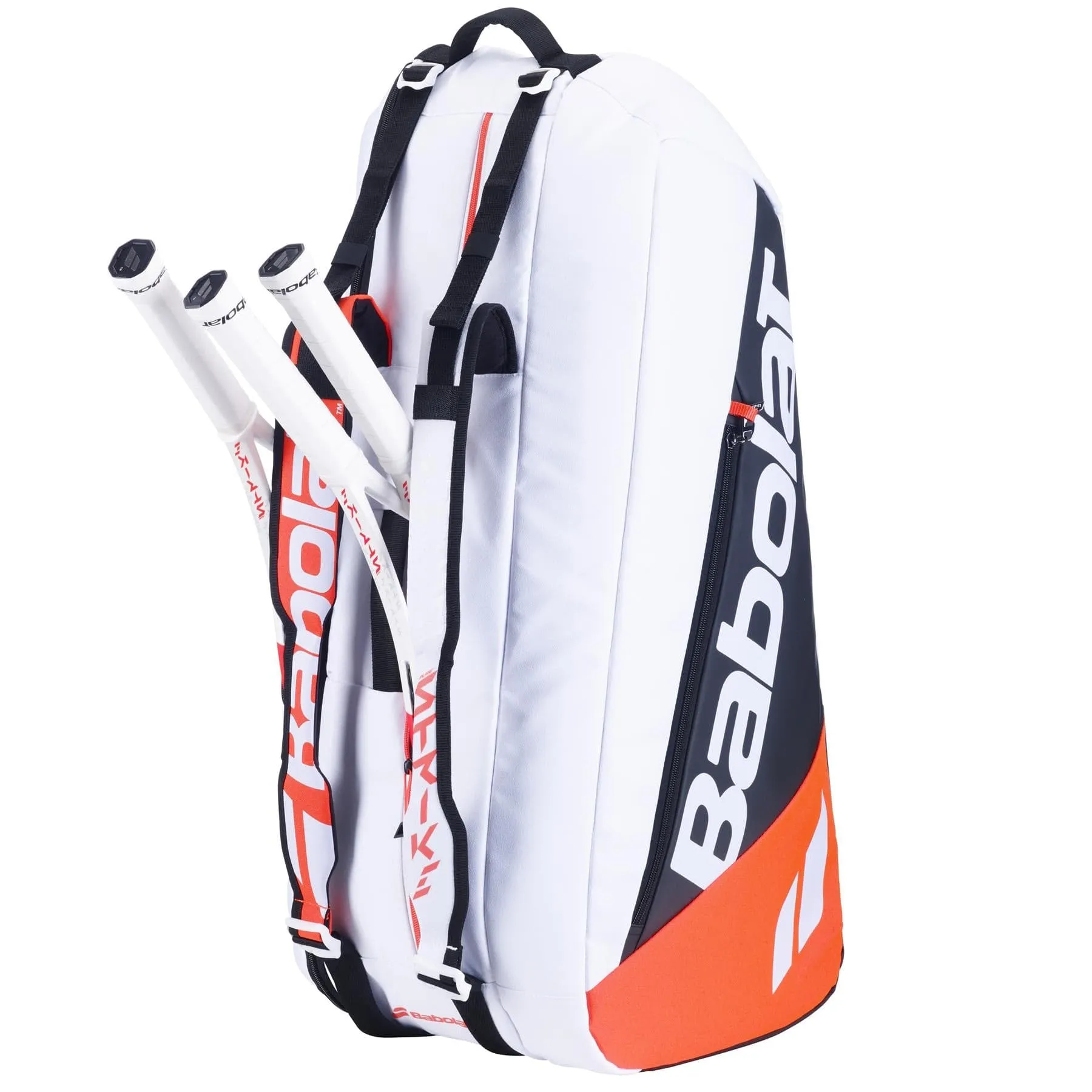 Babolat RH6 Pure Strike 4th Gen 6 Racket Tennis Bag - White / Black / Red