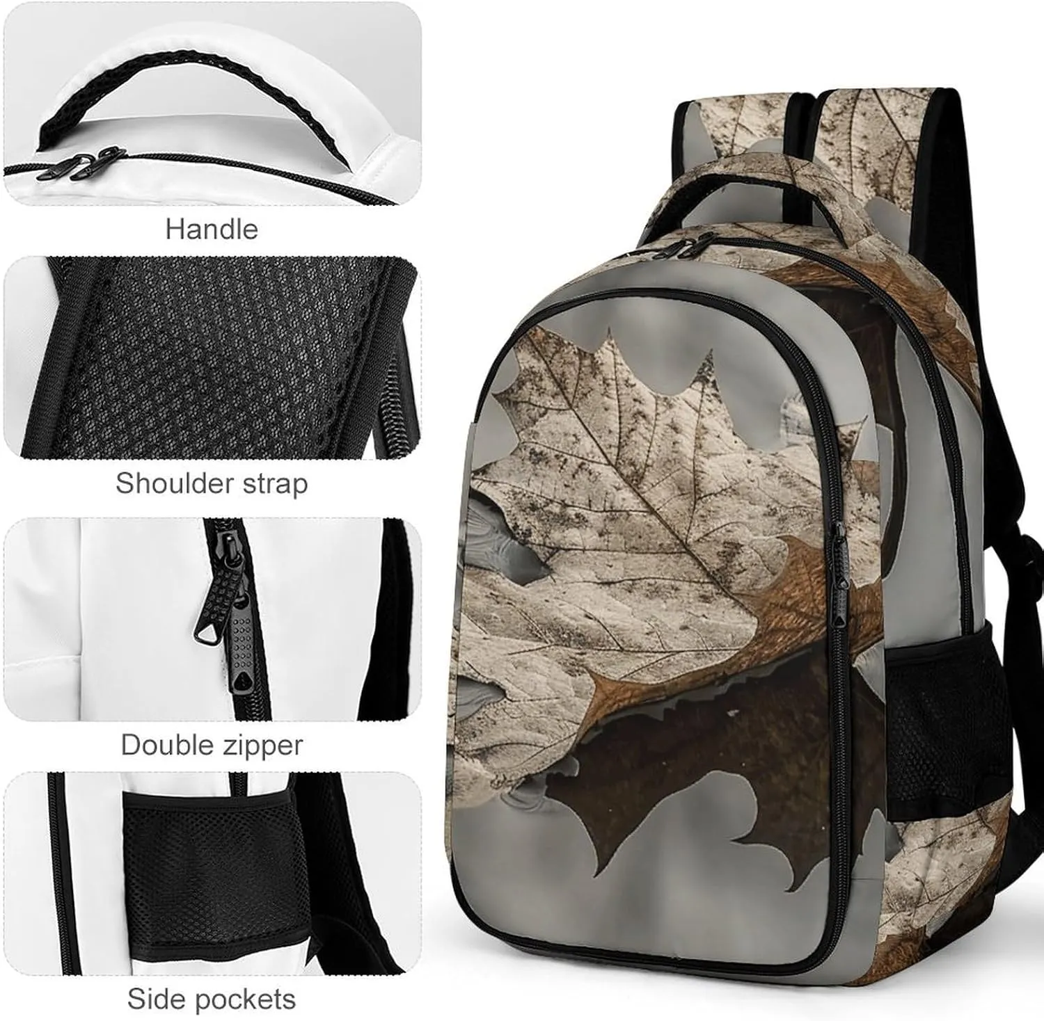 Backpack for Men Women Laptop Backpack An Old Withered Leaf Casual Daypack Laptop Bag for Travel
