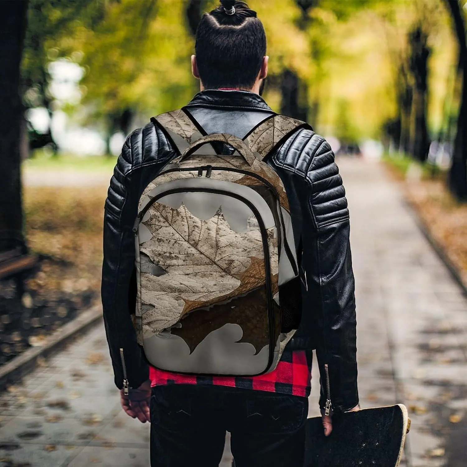 Backpack for Men Women Laptop Backpack An Old Withered Leaf Casual Daypack Laptop Bag for Travel