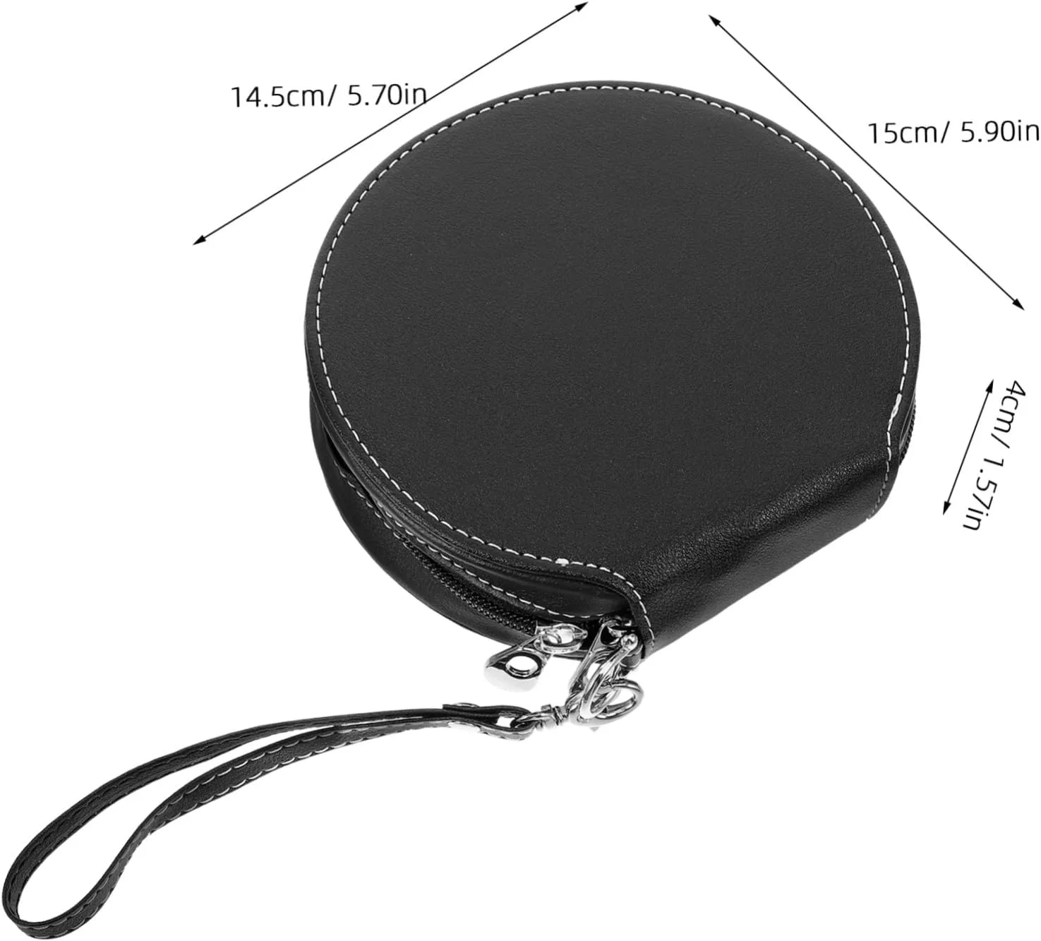Bag for Car Binder Car Lanyard Storage Case Holder Black 20 Capacity Stylish and Practical