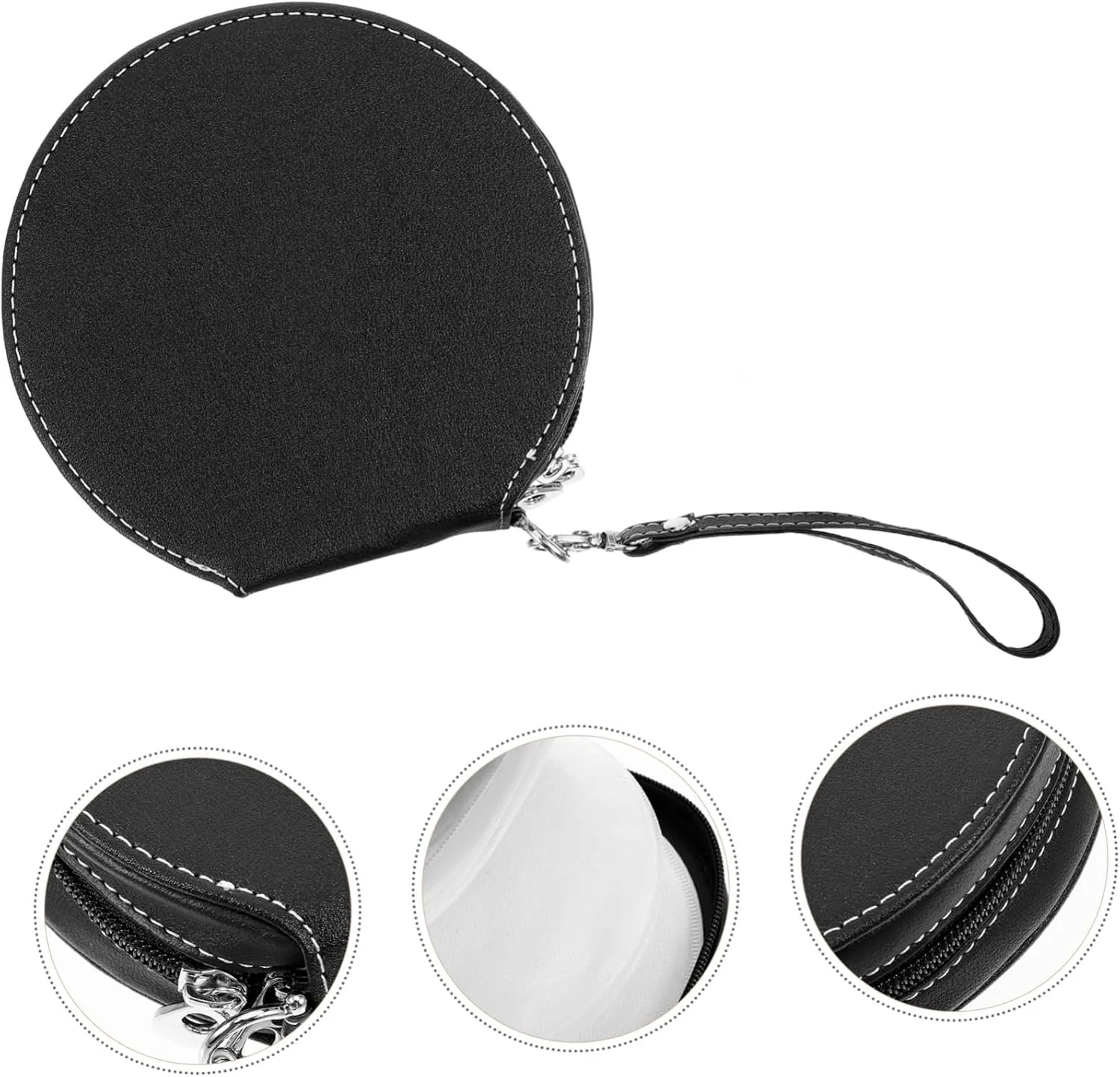 Bag for Car Binder Car Lanyard Storage Case Holder Black 20 Capacity Stylish and Practical
