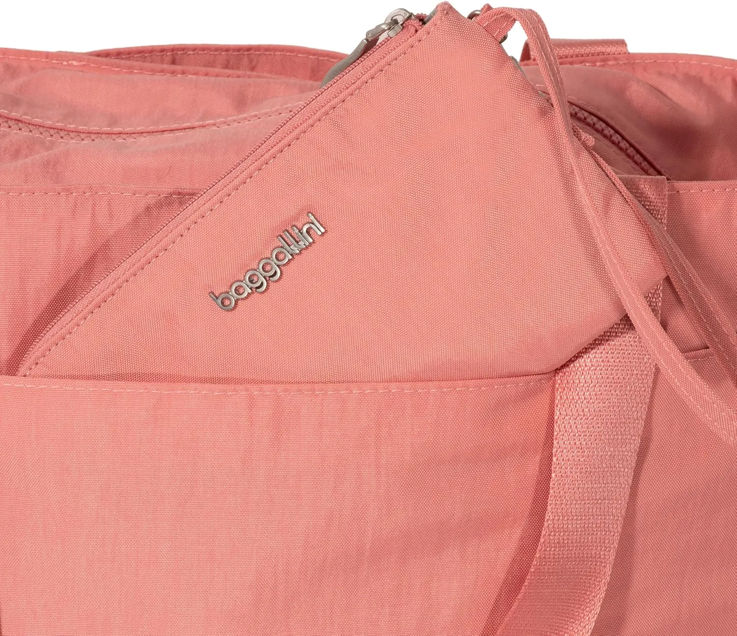 Baggallini Carryall Laptop Tote-Medium 12x19 Inch Travel Crossbody Shoulder Bag