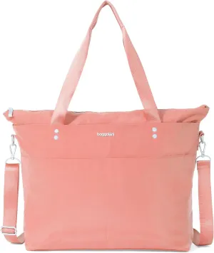 Baggallini Carryall Laptop Tote-Medium 12x19 Inch Travel Crossbody Shoulder Bag
