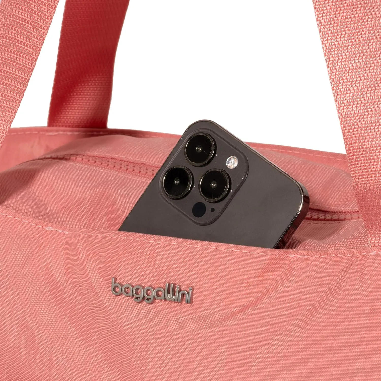 Baggallini Carryall Laptop Tote-Medium 12x19 Inch Travel Crossbody Shoulder Bag