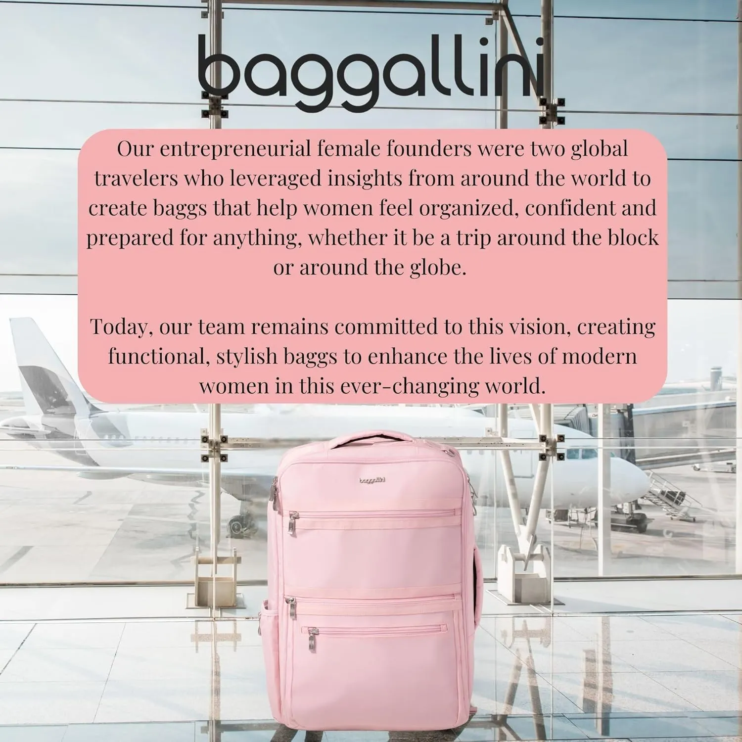 Baggallini Modern Convertible Travel Backpack