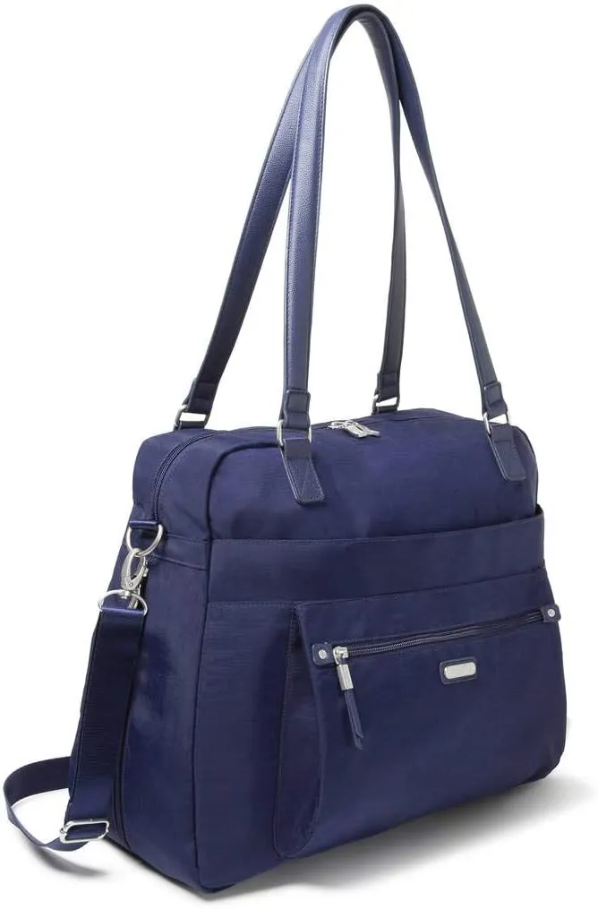 Baggallini Overnight Expandable Laptop Tote - Lightweight Travel Bag for Women