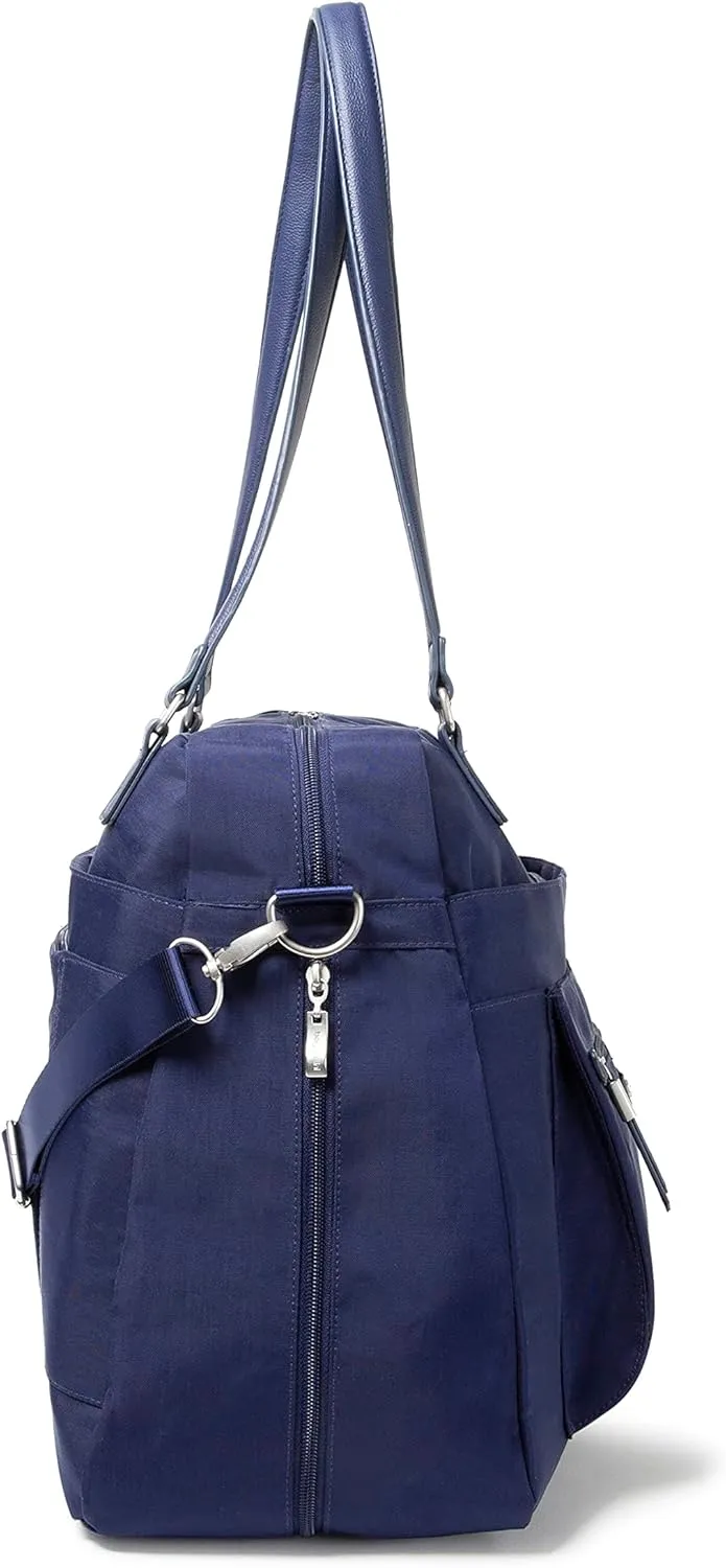 Baggallini Overnight Expandable Laptop Tote - Lightweight Travel Bag for Women