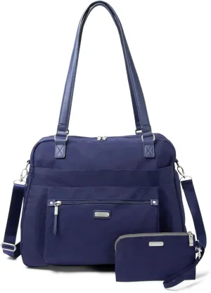 Baggallini Overnight Expandable Laptop Tote - Lightweight Travel Bag for Women