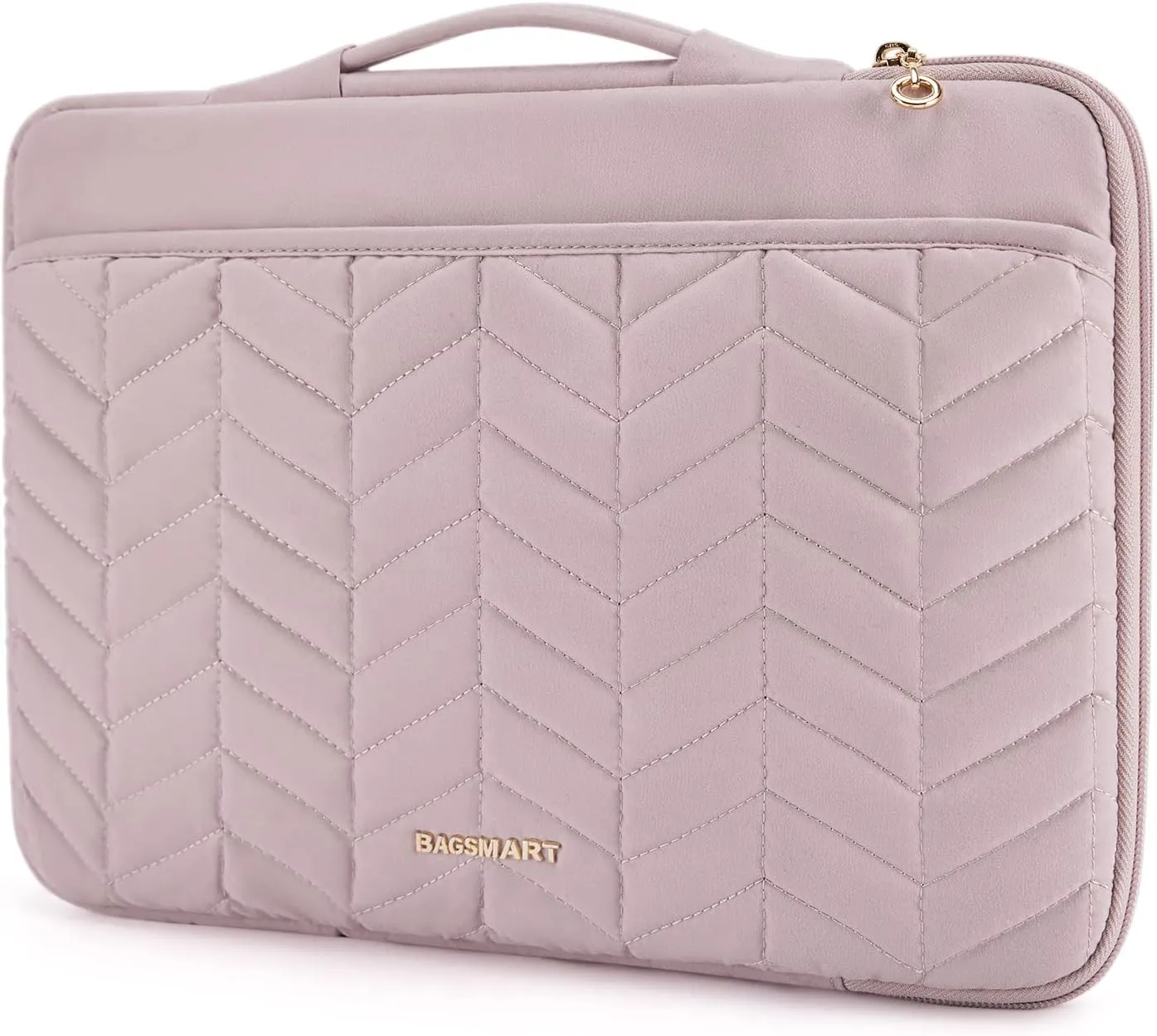 BAGSMART 13-14 inch Laptop Sleeve with Handle, Puffy Padded Laptop Case Fitted with MacBook Air Pro 13.3-14 inch, Dell, HP