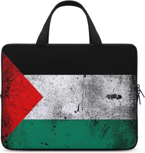Bahamas Flag Teacher's Tote Men's Laptop Bag Leather Waterproof Briefcase Portable Pattern