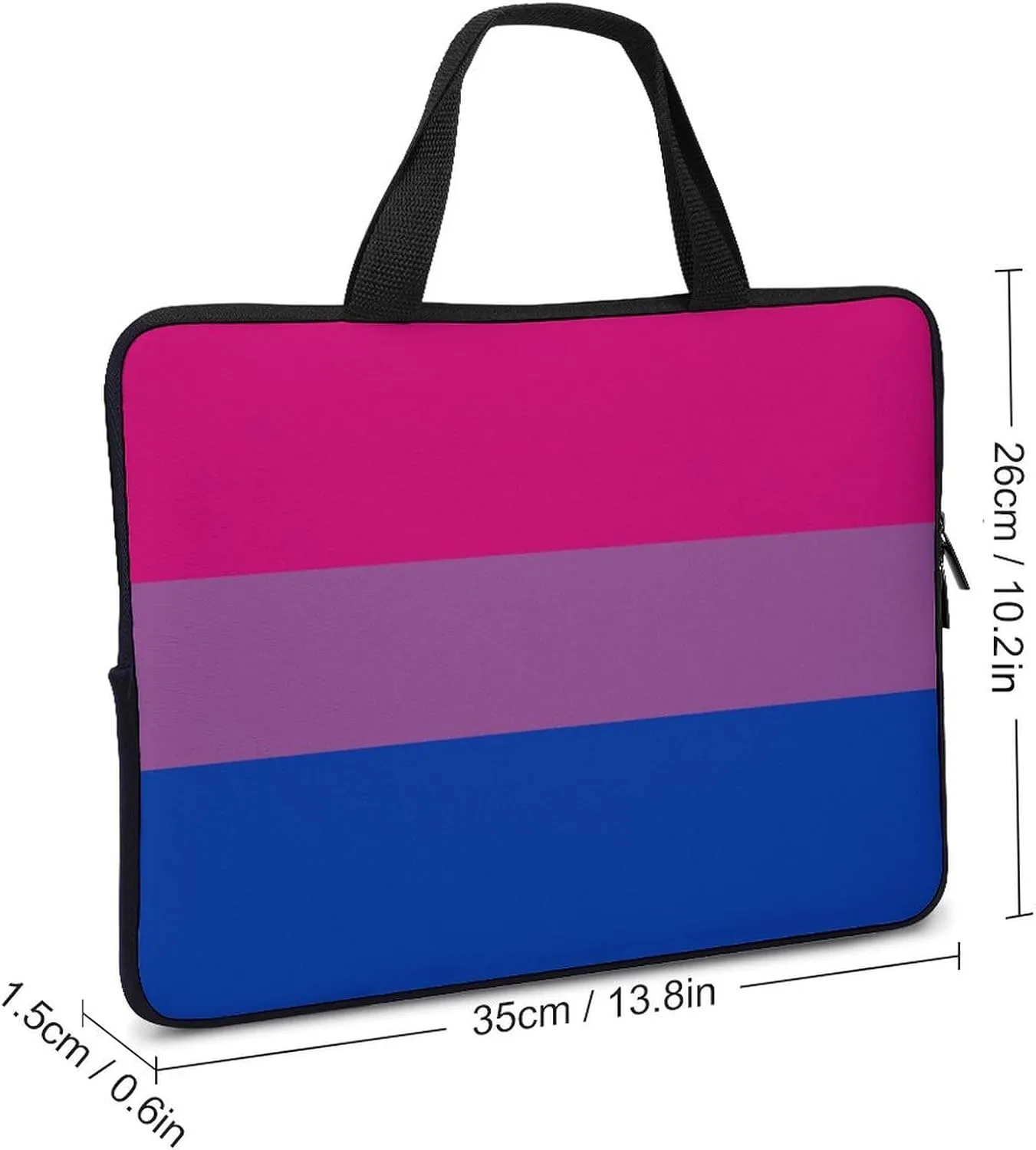 Bahamas Flag Teacher's Tote Men's Laptop Bag Leather Waterproof Briefcase Portable Pattern