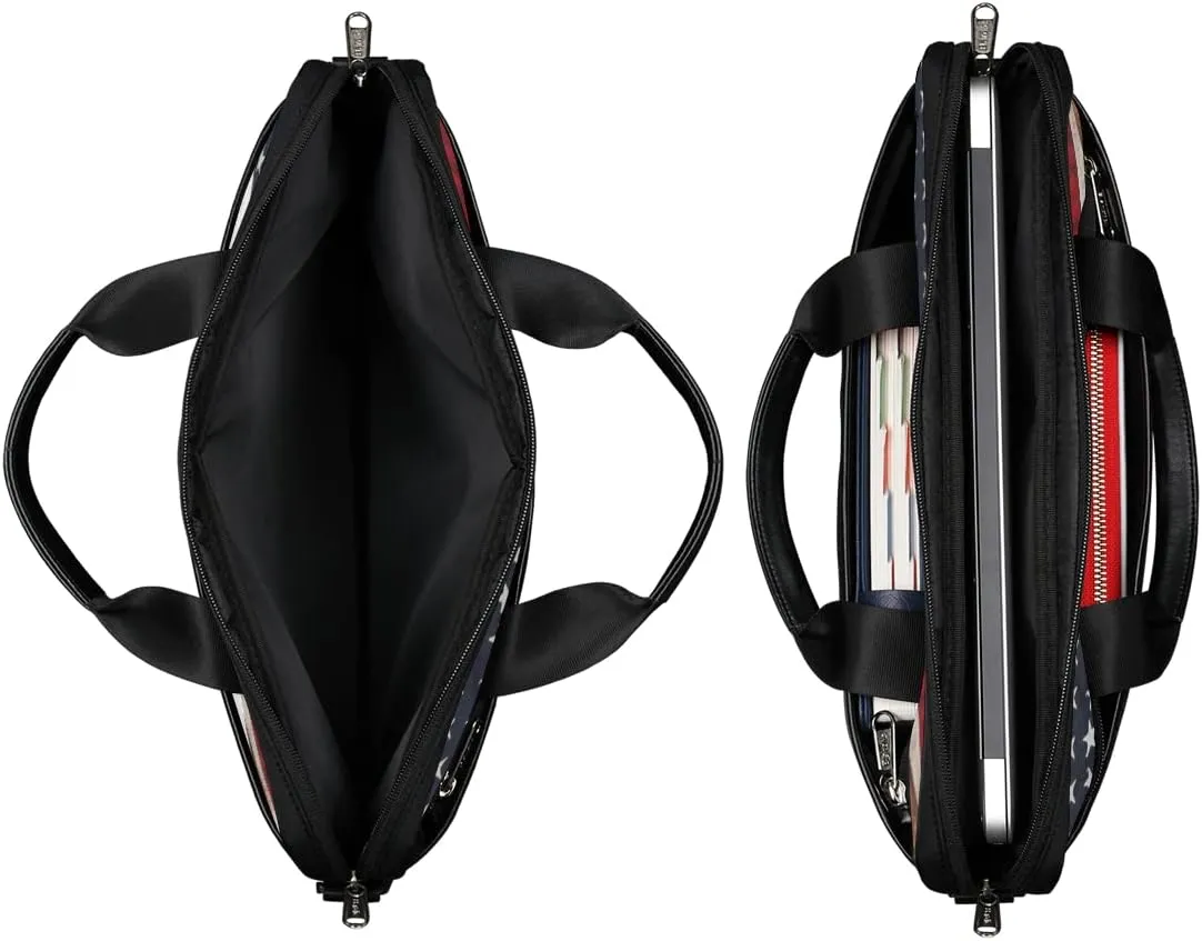 Baseball Ball Print Laptop Shoulder Messenger Bag Waterproof Laptop Briefcase with Handle and Padded Strap Case Sleeve