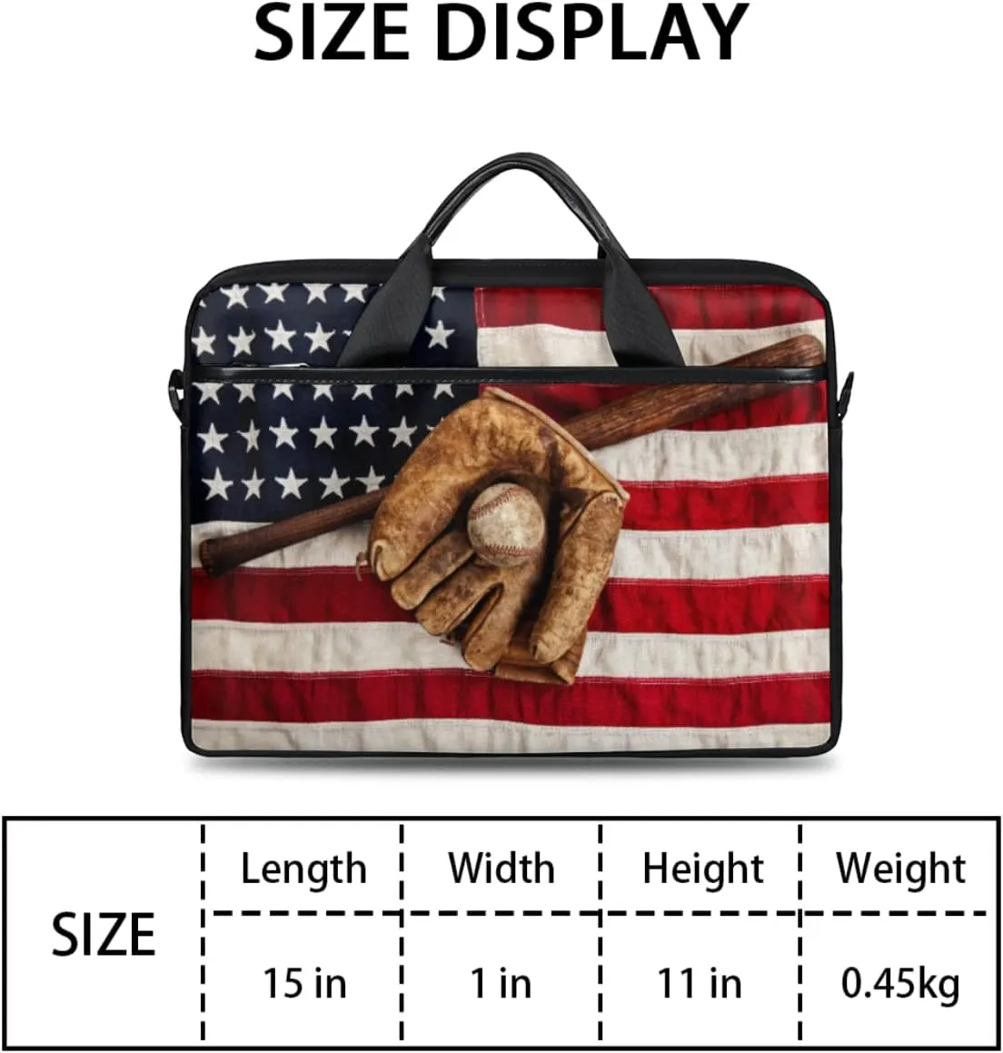 Baseball Ball Print Laptop Shoulder Messenger Bag Waterproof Laptop Briefcase with Handle and Padded Strap Case Sleeve