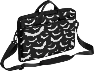 Basketball Texture Laptop Shoulder Messenger Bag Waterproof Laptop Briefcase Handle Padded Strap
