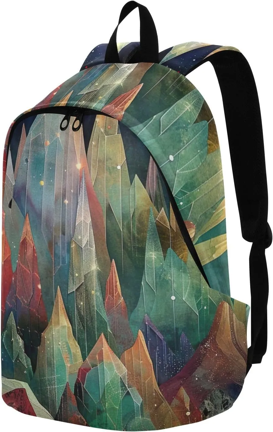 Beautiful Jewel Mountain Womens Laptop Backpack, Multifunctional Travel Backpack, Travel Backpack Waterproof