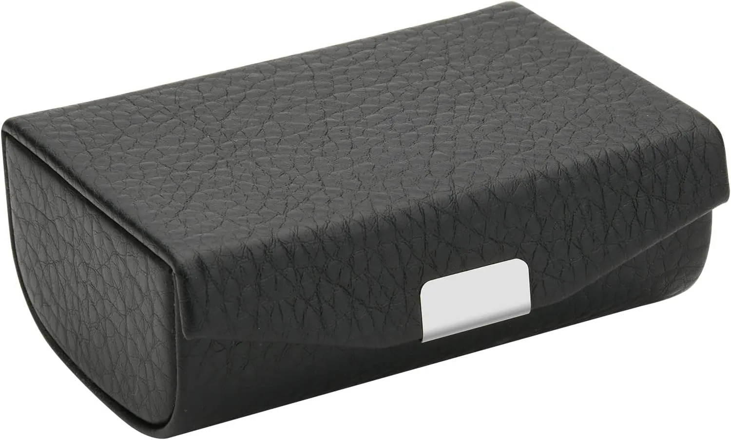 Beautyflier Large Lipstick Case with Mirror, Women’s PU Leather Lipstick Case Holder for Purse with Mirror Rectangle Makeup Travel Cases, Women's Portable Lipstick Pouch Travel Cosmetic Case (Black)