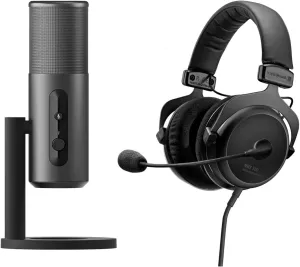 beyerdynamic MMX 300 (2nd Generation) Premium Gaming Headset and EPOS Gaming B20 Streaming Microphone(Bundle)