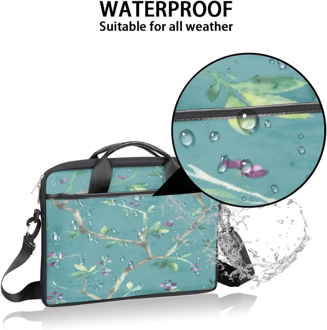 Billiards Sport Laptop Shoulder Messenger Bag Waterproof Laptop Briefcase with Handle and Padded Strap Case Sleeve