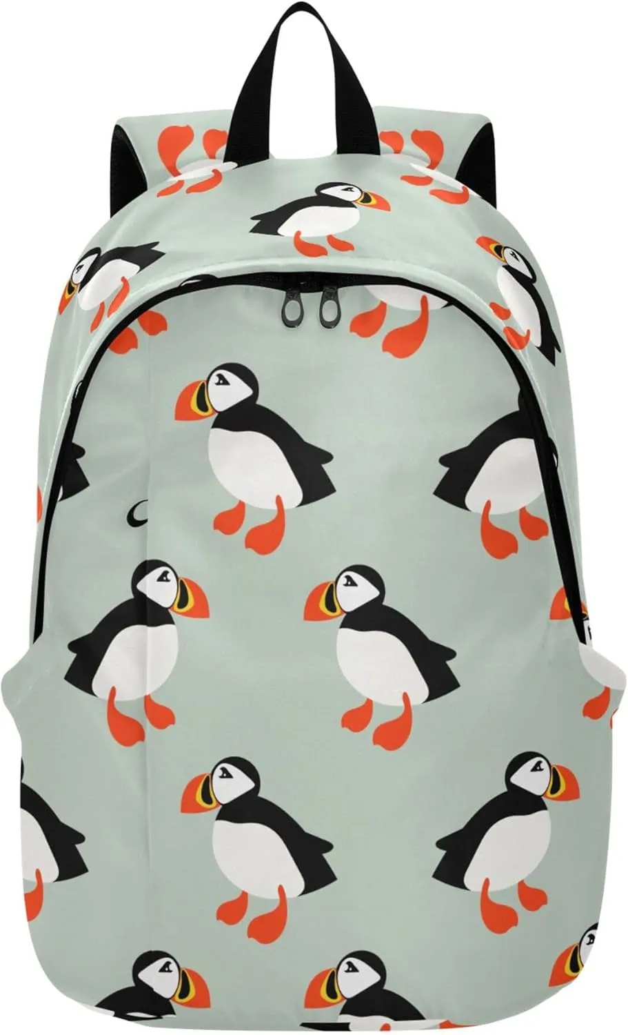 Bird Puffins Seabird Laptop Backpack Travel Hiking Camping Work Computer Back Packs Book Bags for Men Women