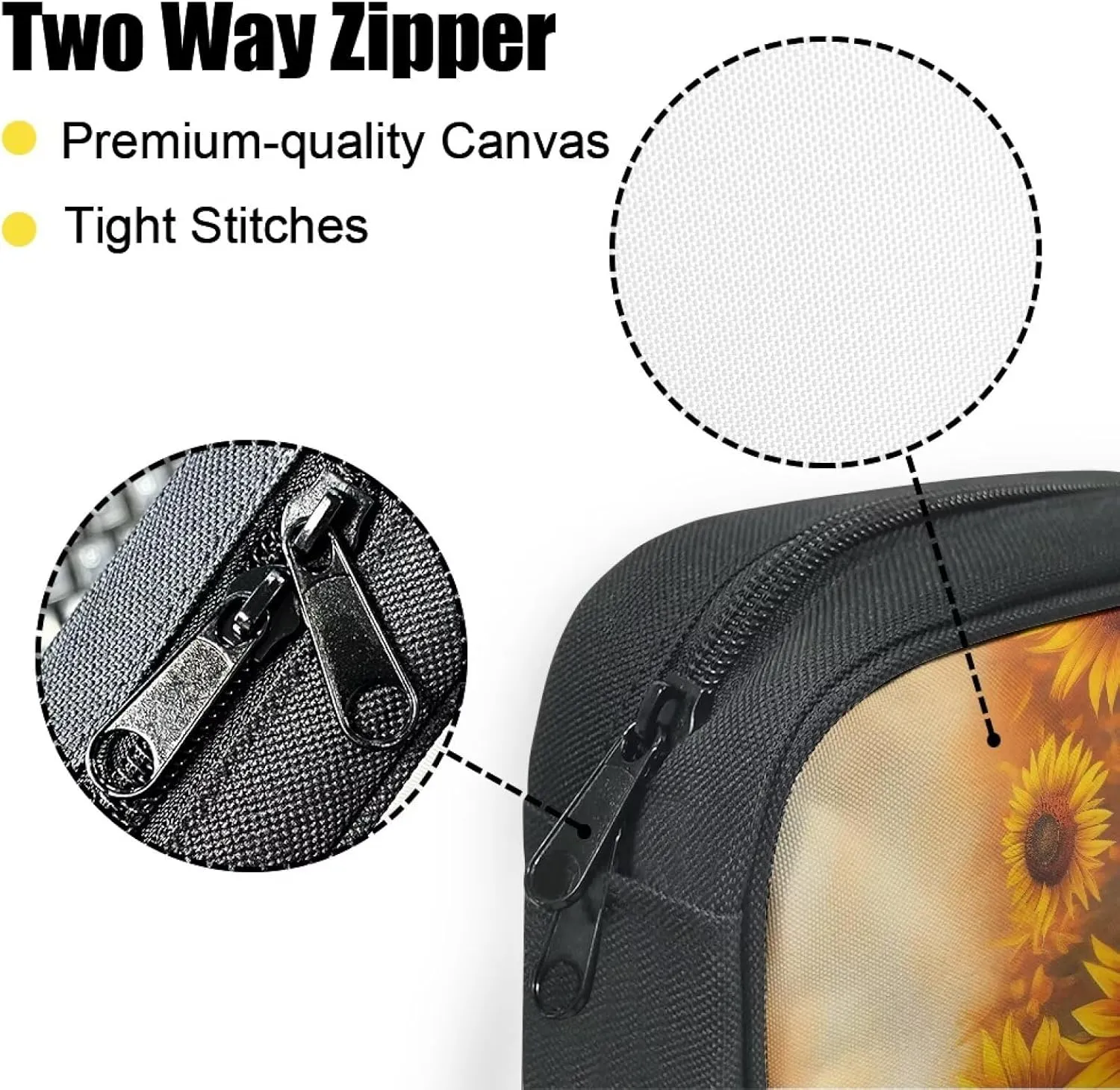 Bird Sunflower Bible Covers for Women Ladies Waterproof Bible Carrying Case with Handle Stylish Bible Holder Case Lightweight Church Bag Gift for Mother Lady Women Men