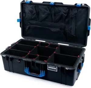 Black & Blue Pelican 1615 Air case with TrekPak Dividers & Mesh lid Organizer.
