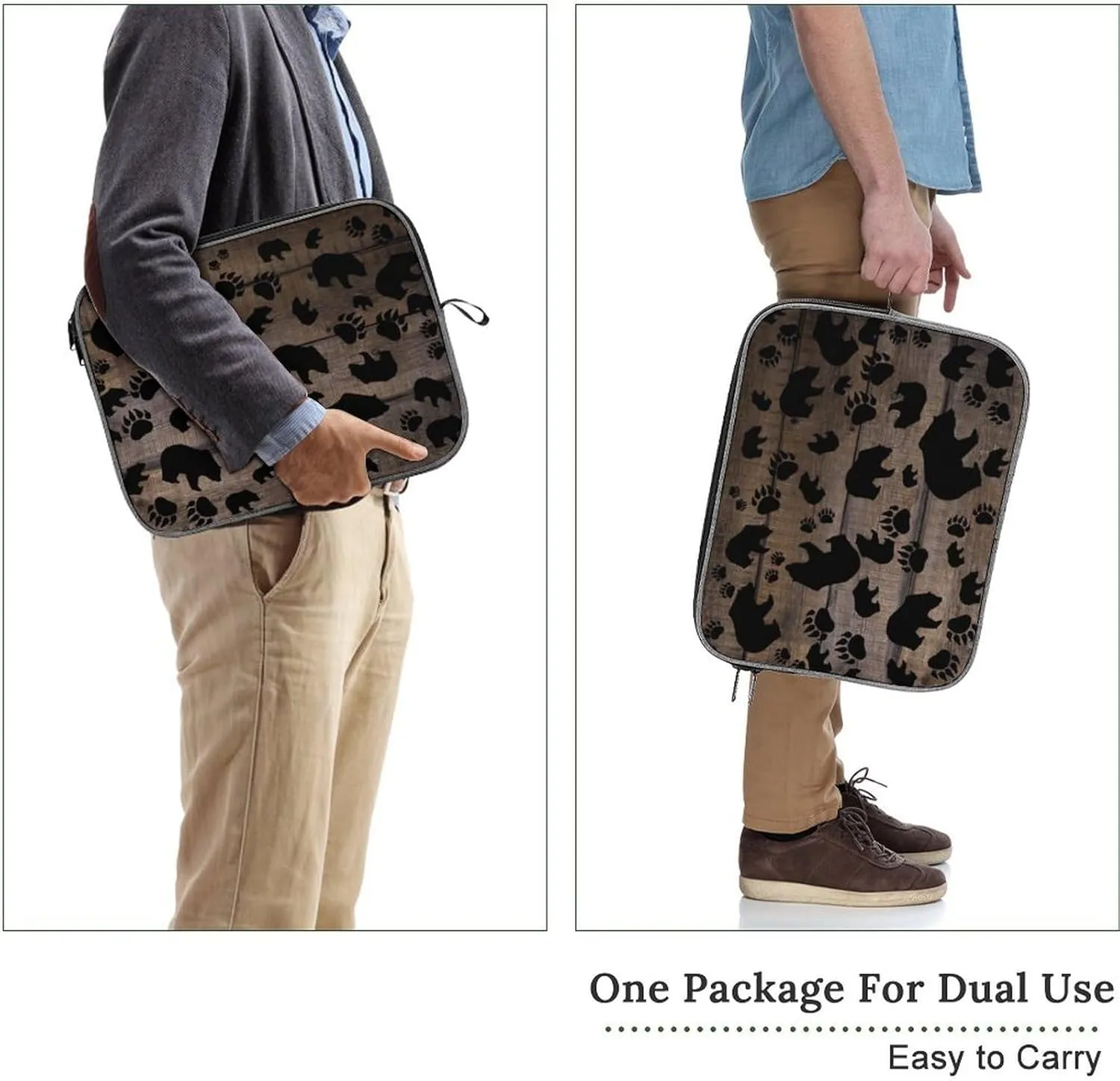 Blue Quaker Parrots Large Capacity Portable Laptop Case Unisex