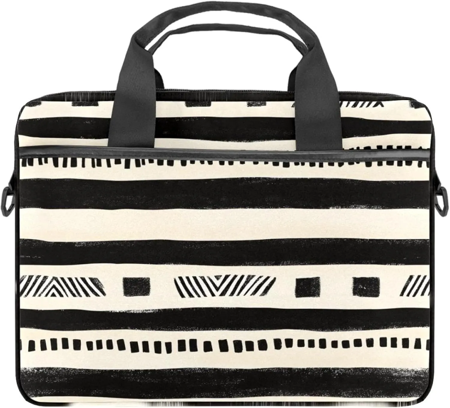 Boho Aesthetic Little Florals Laptop Bag Case Computer Sleeve Shoulder Messenger Bag for Work School