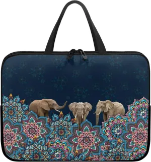 Boho Aztec Print Laptop Sleep Bag for Men Slim Briefcase Laptop Messenger Bag 17inch Laptop Sleeve Case Handbag Laptop Cover Cute Laptop Tote Bag for 14"15"15.6"17.3"Laptop