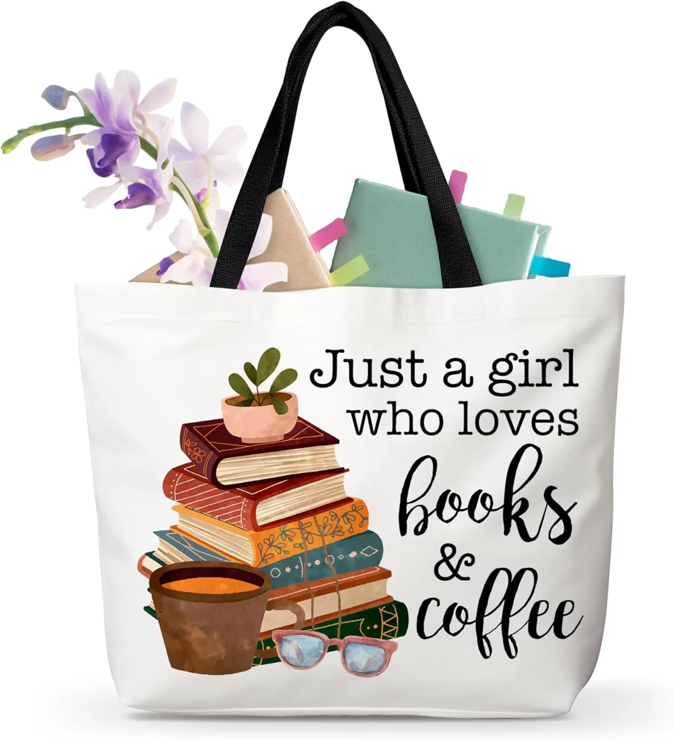 Book Lover Gifts, Reusable Grocery Bag,Gifts For Women Friends Girls Reader Bookish Bookworm Librarian Book Nerd
