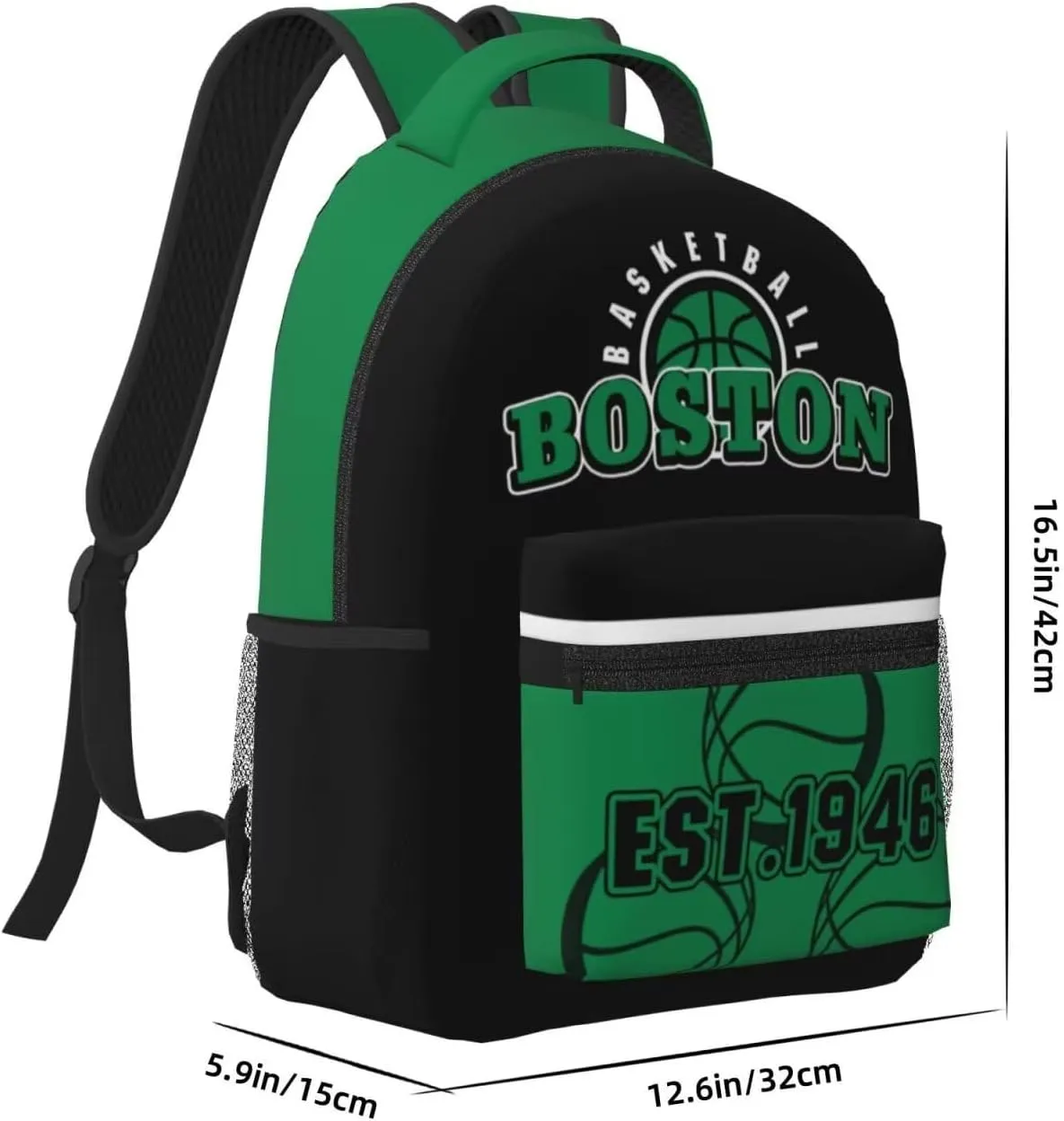 Boston Backpack for Boys Girls, Sports Backpack,Suitable For School Use,Gift For Men Women Fans