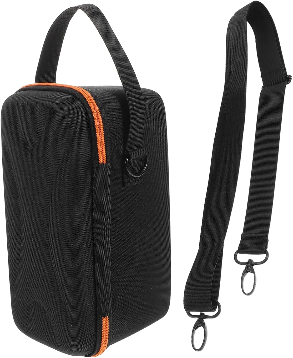 Box Speaker Storage Box Travel Carry Bag Speaker Cover Speaker Carry Cover Travel Carry Cases Case for Speaker Electronics Organizer Travel Cases Speaker Carry Case Plastic Black