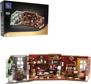 BRICKKK Sherlock Holmes 221B Baker Street Building Set, Modular Apartments Building Bricks, Iconic Detective's Flat Collectible Model, Nostalgic Gift for Adults and Teens, Displayable House Blocks