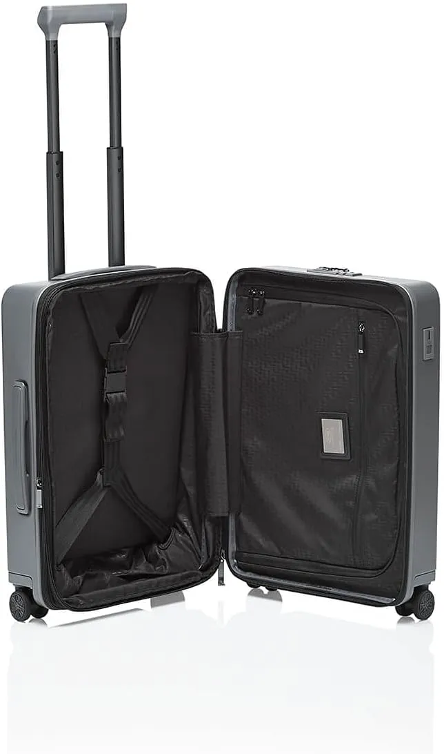 Bric's PORSCHE DESIGN 21" Spinner Expandable Carry-On Luggage - 15" Laptop Compartment - Roadster Travel Hardside Suitcase - Anthracite Matte