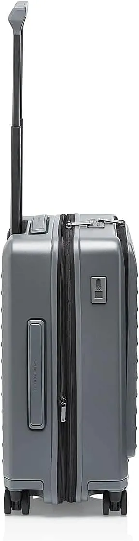 Bric's PORSCHE DESIGN 21" Spinner Expandable Carry-On Luggage - 15" Laptop Compartment - Roadster Travel Hardside Suitcase - Anthracite Matte