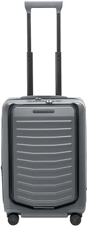Bric's PORSCHE DESIGN 21" Spinner Expandable Carry-On Luggage - 15" Laptop Compartment - Roadster Travel Hardside Suitcase - Anthracite Matte