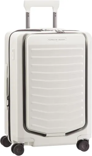 Bric's PORSCHE DESIGN 21" Spinner Expandable Carry-On Luggage - 15" Laptop Compartment - Roadster Travel Hardside Suitcase - White