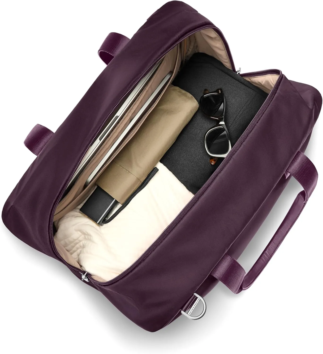 Briggs & Riley Weekender Tote Bag - Nylon Carry On Handbag with Shoulder Strap, Fits 15" Laptop - Rhapsody Collection