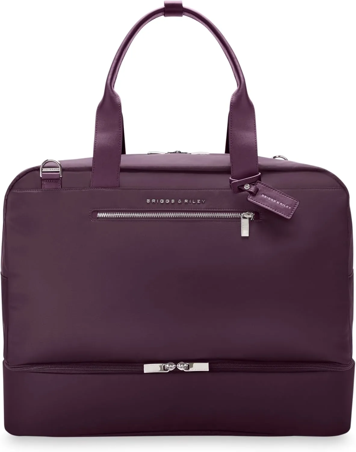 Briggs & Riley Weekender Tote Bag - Nylon Carry On Handbag with Shoulder Strap, Fits 15" Laptop - Rhapsody Collection