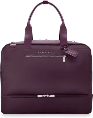 Briggs & Riley Weekender Tote Bag - Nylon Carry On Handbag with Shoulder Strap, Fits 15" Laptop - Rhapsody Collection